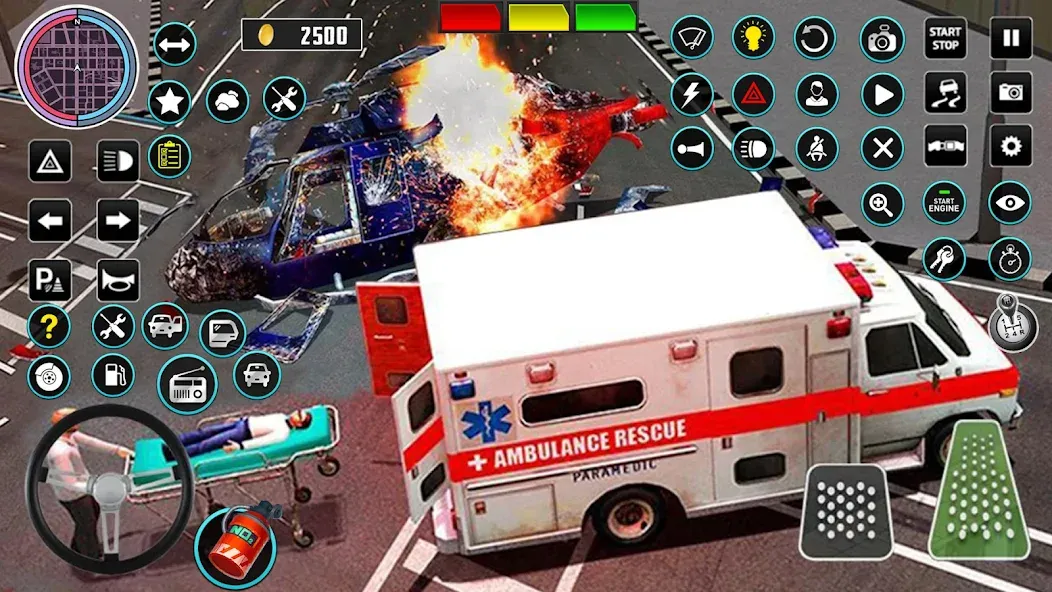 Heli Ambulance Simulator Game  [МОД Mega Pack] Screenshot 4