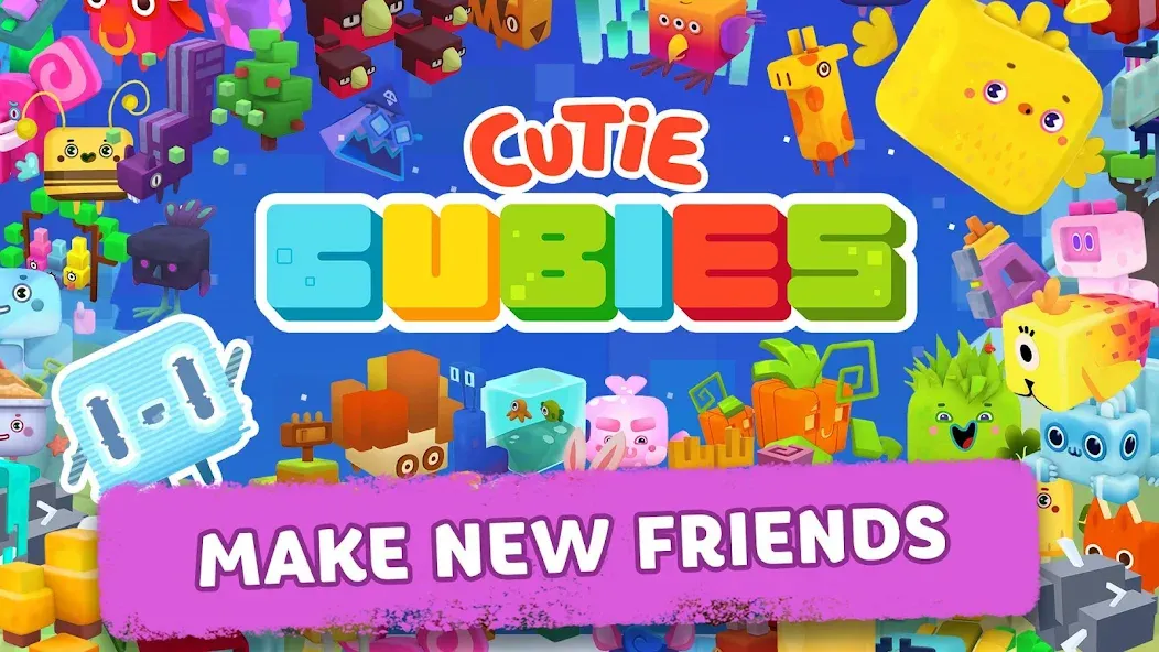 Cutie Cubies  [МОД Unlimited Money] Screenshot 2