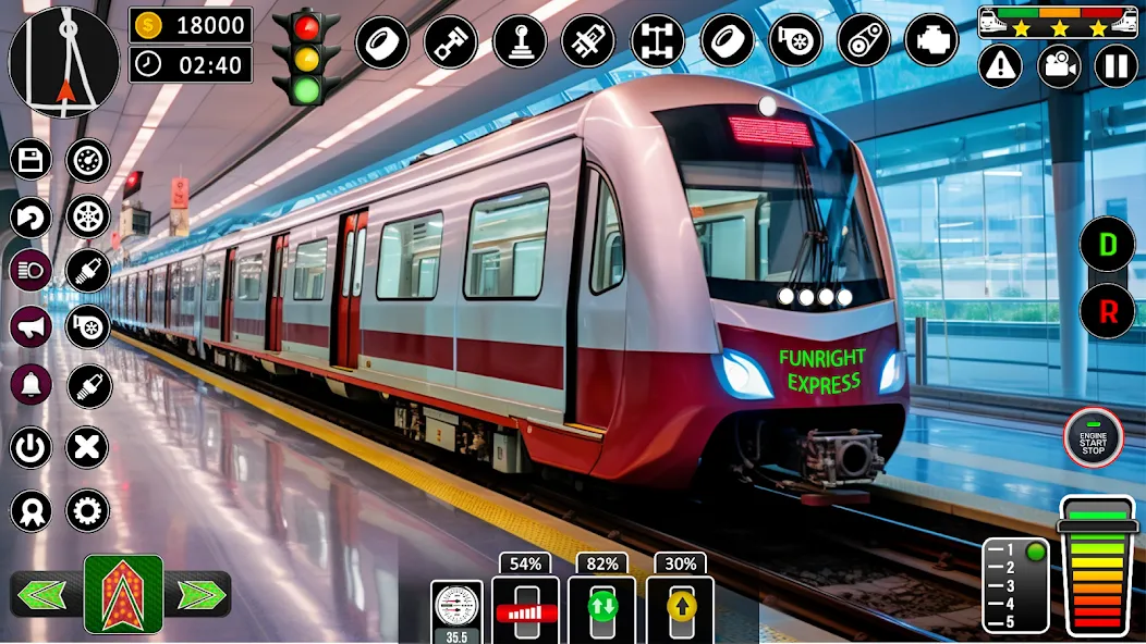 City Train Games Driver Sim 3D  [МОД Mega Pack] Screenshot 5