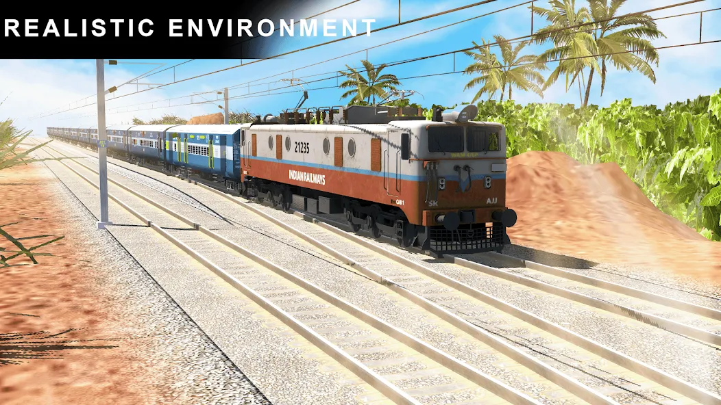 Indian Railway Train Simulator (Индийский Железнодорожный Поезд Симулятор)  [МОД Menu] Screenshot 5