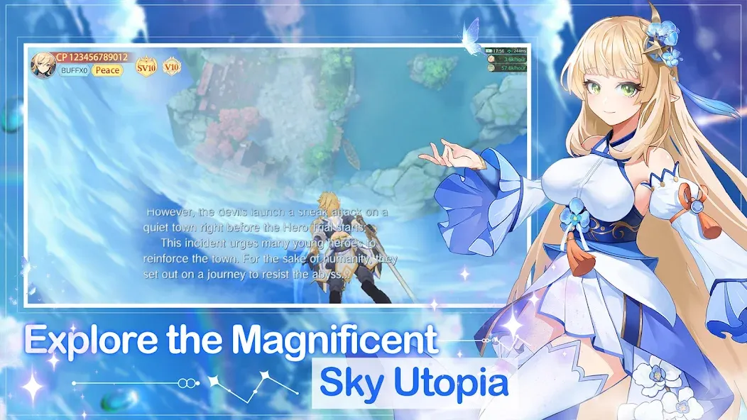 Sky Utopia (Скай Утопия)  [МОД Бесконечные монеты] Screenshot 2