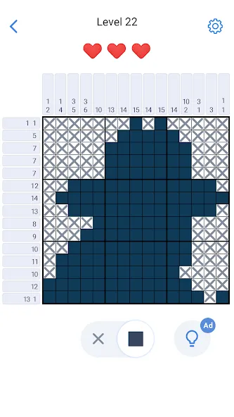 Pixel Art: Logic Nonogram (Пиксельное искусство головоломка)  [МОД Бесконечные деньги] Screenshot 2