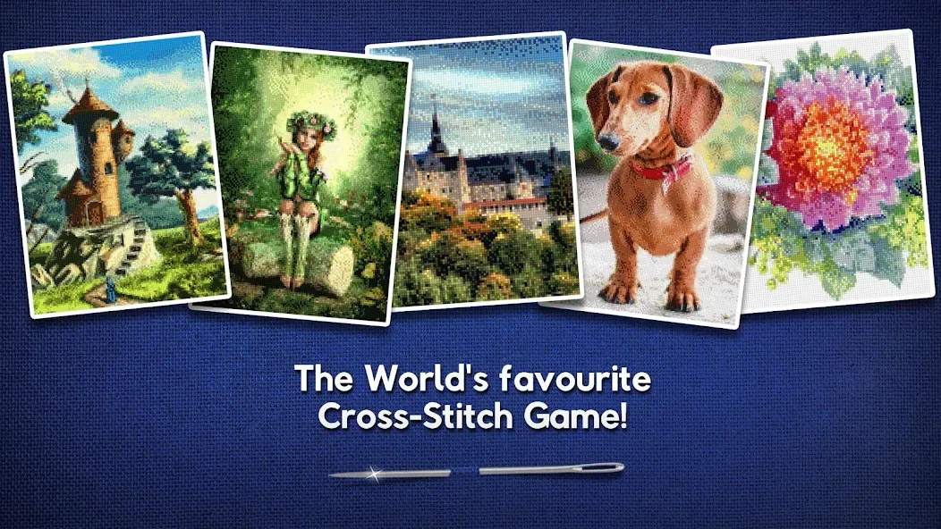 Cross-Stitch World (Кросс)  [МОД Unlimited Money] Screenshot 1