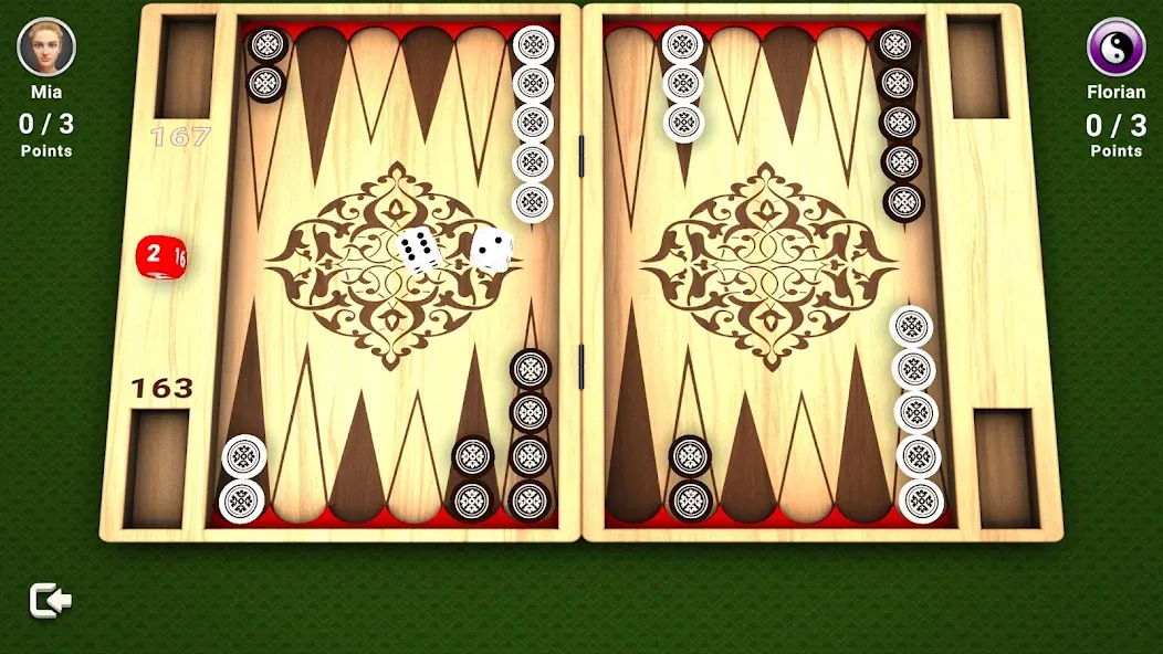 Backgammon -  Board Game  [МОД Unlocked] Screenshot 1