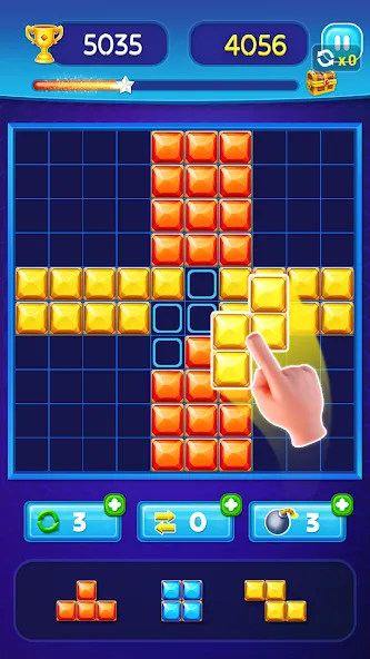 Block Puzzle - Gem Block (Блокпазл блокголоволомка)  [МОД Все открыто] Screenshot 5