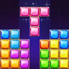 Взломанная Block Puzzle - Gem Block (Блокпазл блокголоволомка)  [МОД Все открыто] - полная версия apk на Андроид