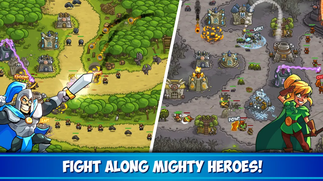 Kingdom Rush Tower Defense TD (Кингдом Раш)  [МОД Unlimited Money] Screenshot 3