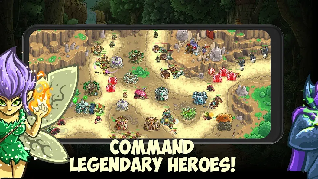 Kingdom Rush Origins TD (Кингдом Раш Ориджинс)  [МОД Меню] Screenshot 4