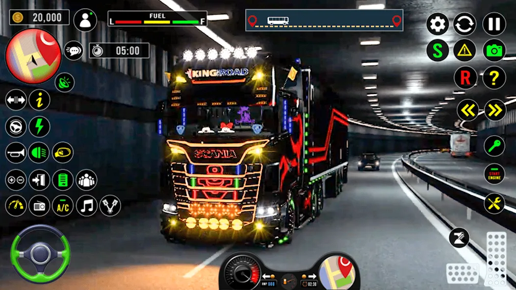 US Truck City Transport Sim 3d  [МОД Unlocked] Screenshot 4