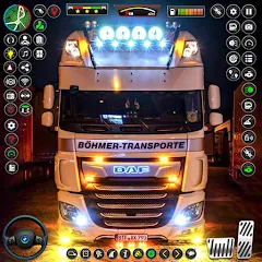 Взломанная US Truck City Transport Sim 3d  [МОД Unlocked] - полная версия apk на Андроид