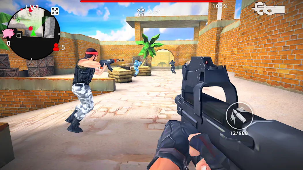 Gun Strike: FPS Shooter Game (Каунтер Атак)  [МОД Mega Pack] Screenshot 4