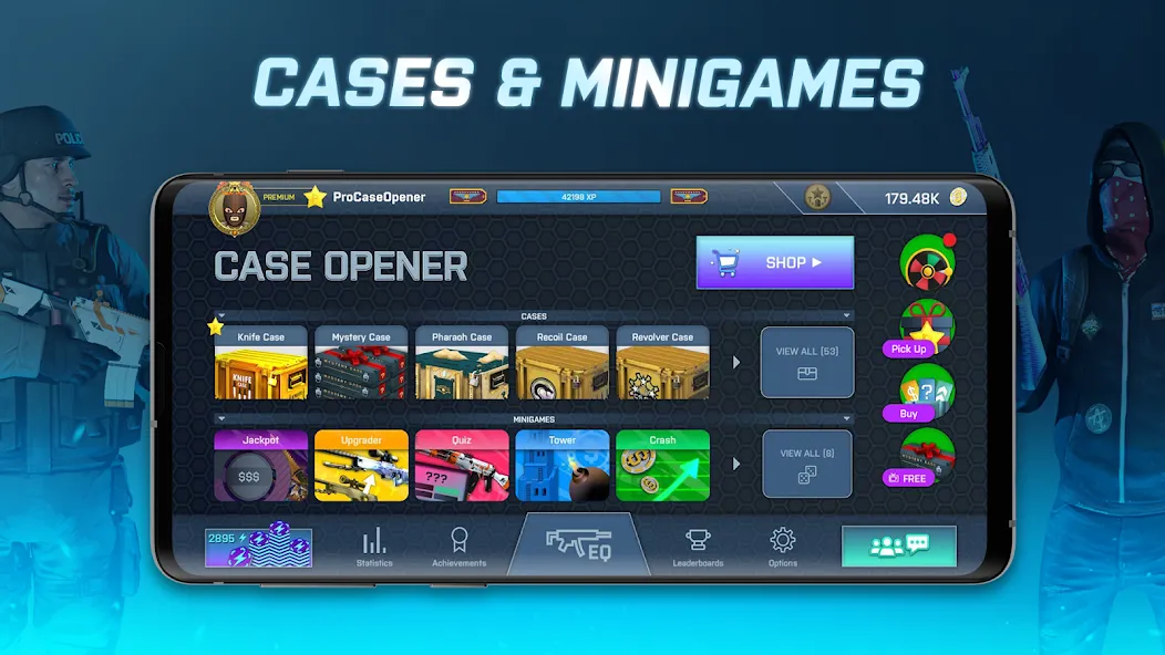 Case Opener - skins simulator (Кейс Опенер)  [МОД Все открыто] Screenshot 2