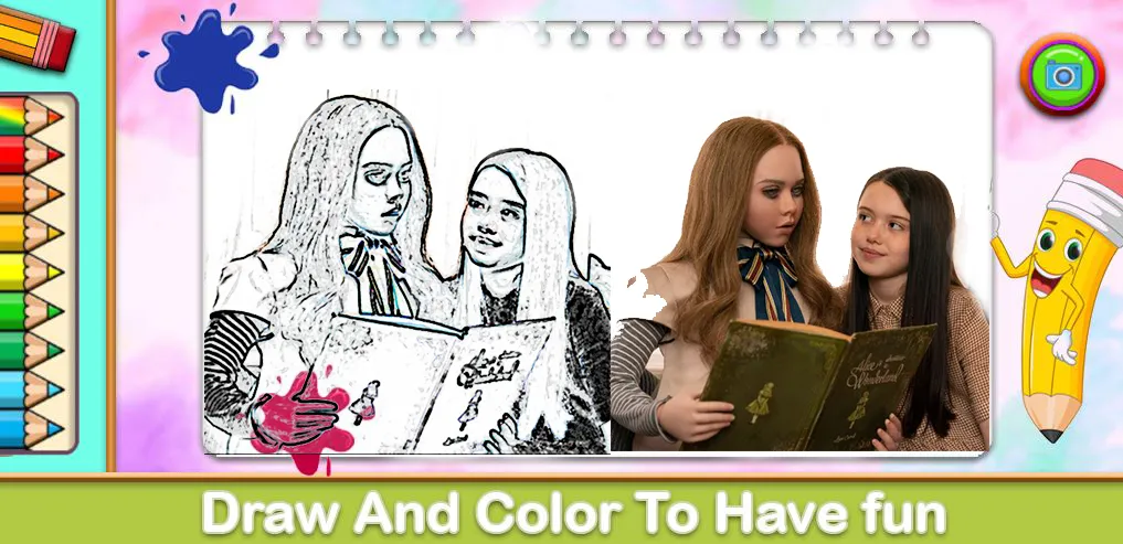 Megan Coloring Game (Меган Колоринг Гейм)  [МОД Mega Pack] Screenshot 2