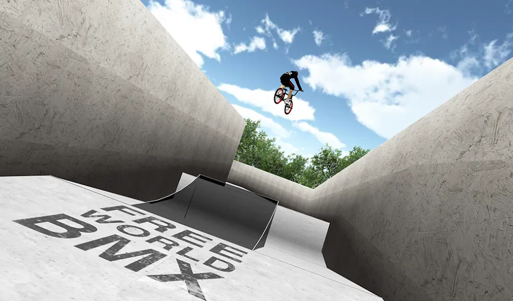 Free World BMX (Фри Ворлд БМХ)  [МОД Бесконечные монеты] Screenshot 1