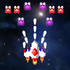 Взломанная Galaxiga Retro Arcade Action (Галаксига Ретро Аркейд Экшн)  [МОД Много монет] - последняя версия apk на Андроид