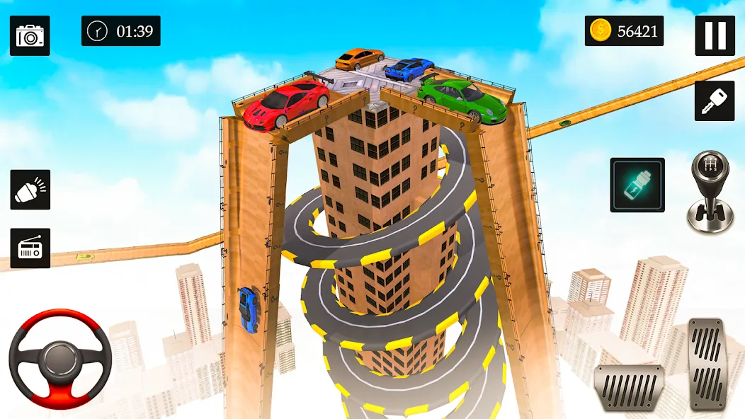 Ramp Car Stunt Racing Game (Крейзи Кар Стантс)  [МОД Unlimited Money] Screenshot 1