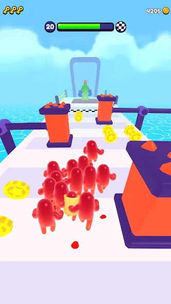 Join Blob Clash 3D: Mob Runner (Джойн Блоб Клаш 3D)  [МОД Много денег] Screenshot 4