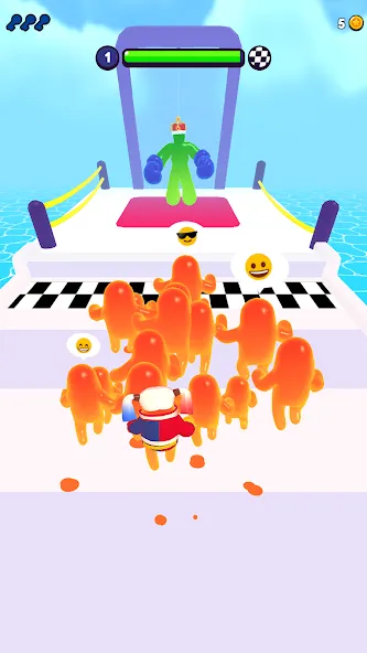 Join Blob Clash 3D: Mob Runner (Джойн Блоб Клаш 3D)  [МОД Много денег] Screenshot 5