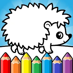 Взломанная Easy coloring book for kids  [МОД Меню] - полная версия apk на Андроид