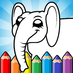 Взлом Easy coloring pages for kids  [МОД Все открыто] - полная версия apk на Андроид