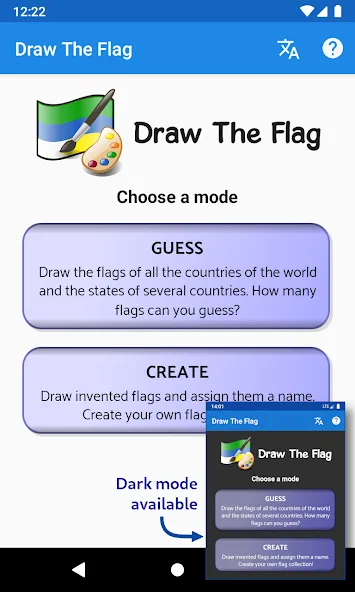 Draw The Flag - Quiz & Maker  [МОД Меню] Screenshot 1