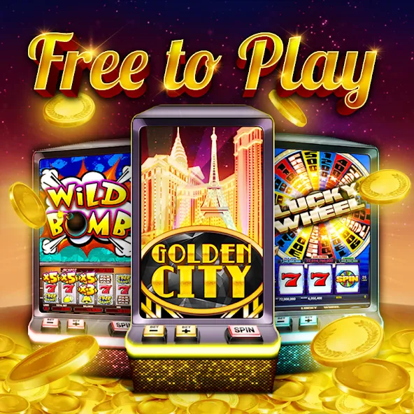 Golden City Casino (Голден Сити Казино)  [МОД Unlimited Money] Screenshot 1