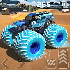 Взломанная Car Games: Monster Truck Stunt (Монстртрак стант)  [МОД Mega Pack] - стабильная версия apk на Андроид