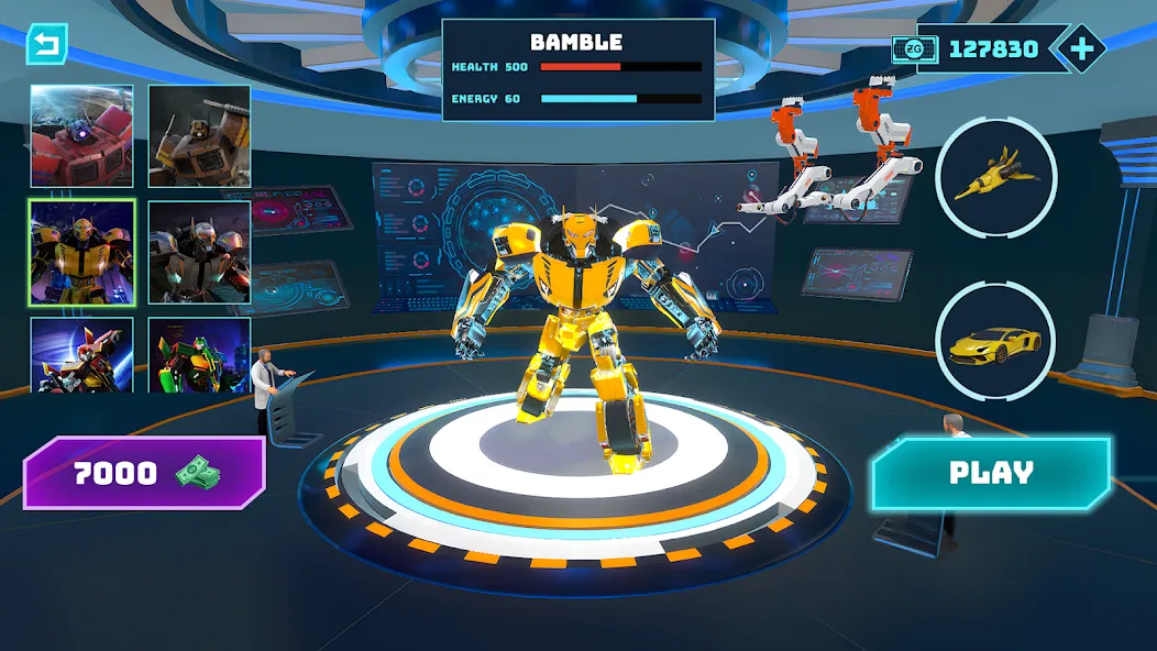 Robot Game: Transform & Fight (Робот Игра Трансформация Автомобиля)  [МОД Unlocked] Screenshot 5