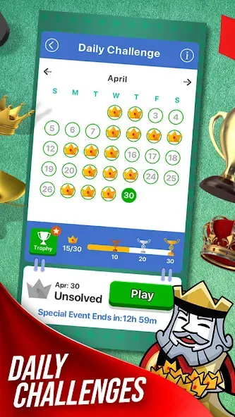 Solitaire + Card Game by Zynga  [МОД Unlocked] Screenshot 2