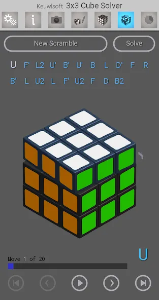 3x3 Cube Solver (х3 кубик решатель)  [МОД Unlimited Money] Screenshot 4