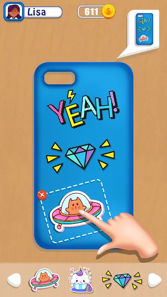 Phone Case DIY Mobile Games  [МОД Menu] Screenshot 4