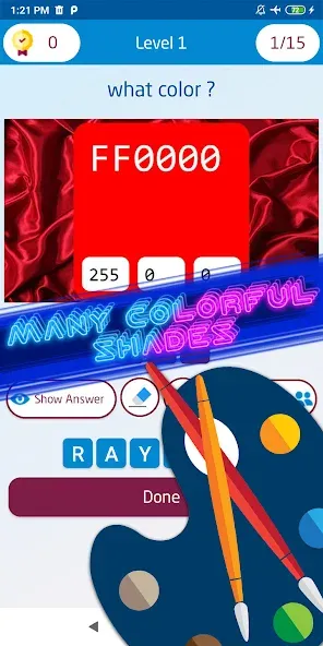Guess the color game  [МОД Unlocked] Screenshot 4