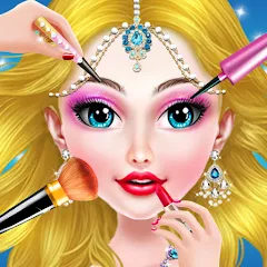 Взлом Doll Makeover - Fashion Queen (Игры по макияжу для девочек)  [МОД Много денег] - стабильная версия apk на Андроид