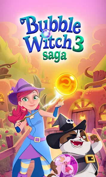 Bubble Witch 3 Saga (Бабл Витч 3 Сага)  [МОД Бесконечные деньги] Screenshot 5