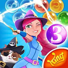 Скачать взлом Bubble Witch 3 Saga (Бабл Витч 3 Сага)  [МОД Бесконечные деньги] - последняя версия apk на Андроид