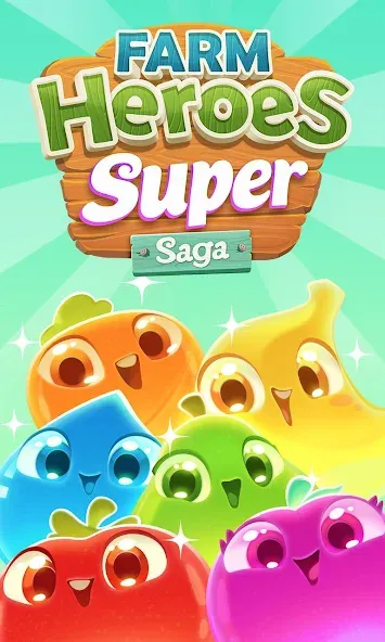 Farm Heroes Super Saga (Фарм Хероес Супер Сага)  [МОД Unlimited Money] Screenshot 5