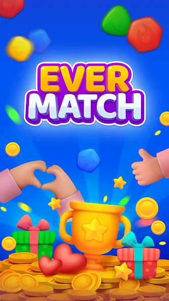 EverMatch 3 Game (ЭверМатч 3 Игра)  [МОД Бесконечные монеты] Screenshot 1