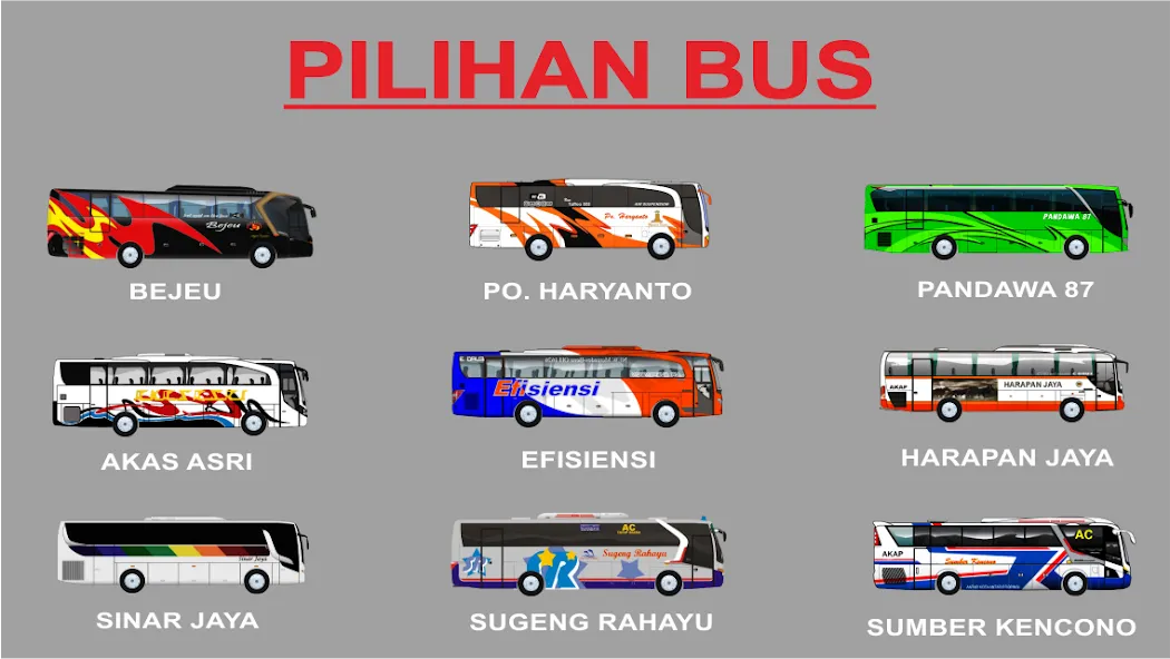 PO Haryanto Bus Indonesia (По Харьянто Автобус Индонезия)  [МОД Меню] Screenshot 4