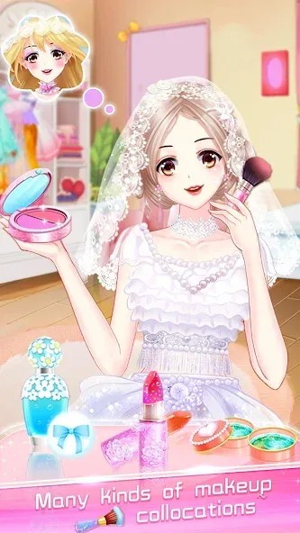 Makeup Bride: Perfect Wedding  [МОД Бесконечные монеты] Screenshot 1