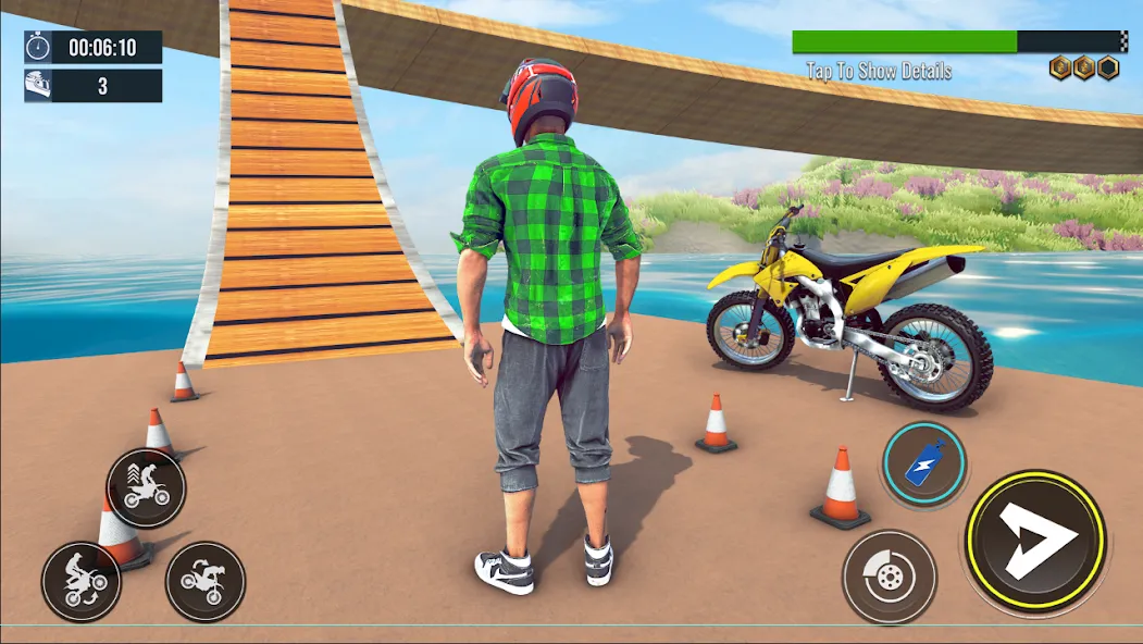 Bike Stunt : Motorcycle Game  [МОД Бесконечные деньги] Screenshot 1