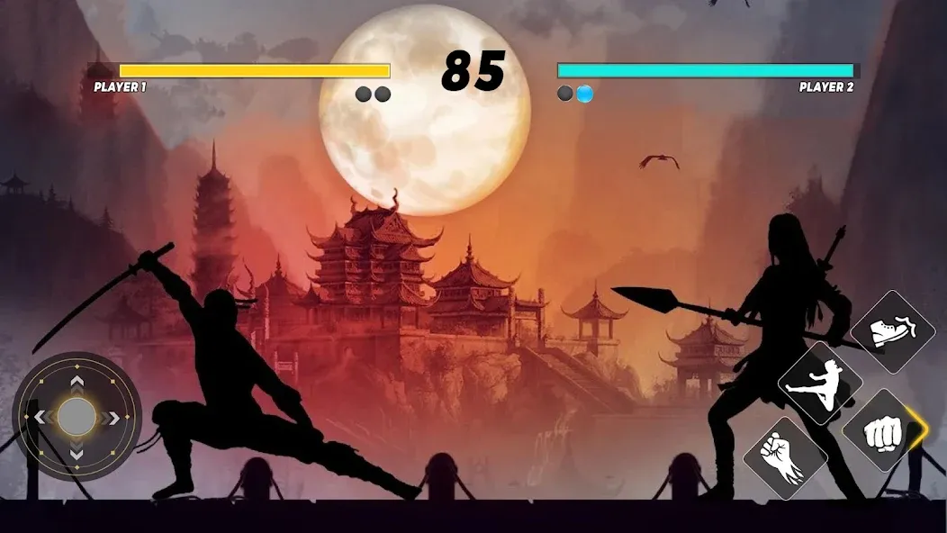 Sword Shadow Fighting Game 3D  [МОД Бесконечные деньги] Screenshot 2