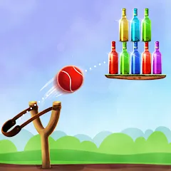 Взломанная Bottle Shooting Game 2  [МОД Все открыто] - стабильная версия apk на Андроид