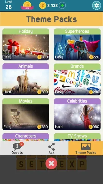 Pictoword: Fun Brain Word Game (Пиктоворд)  [МОД Меню] Screenshot 5