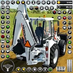 Взломанная Real JCB Construction Games 3D  [МОД Unlocked] - последняя версия apk на Андроид