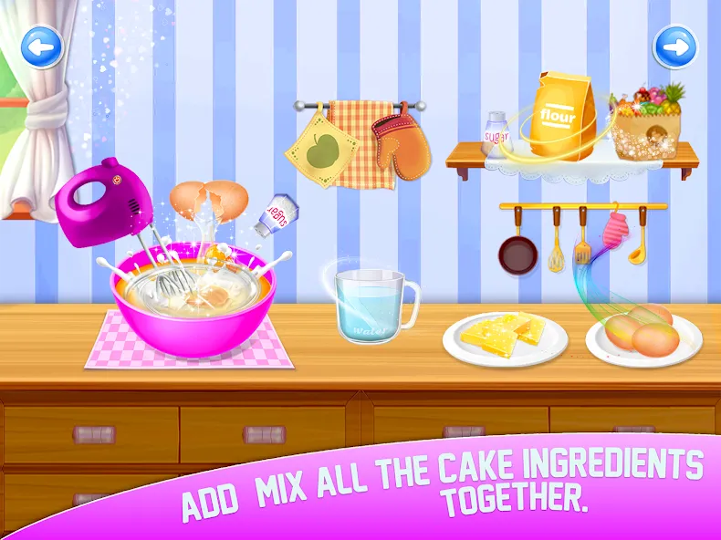 Cake Maker Sweet Bakery Games  [МОД Menu] Screenshot 3