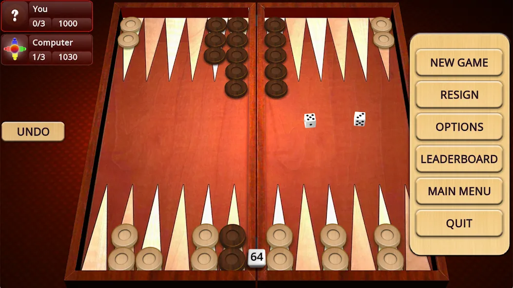 Backgammon Mighty  [МОД Меню] Screenshot 2