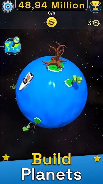 Planet Evolution: Idle Clicker (Планета Эволюция)  [МОД Бесконечные деньги] Screenshot 1