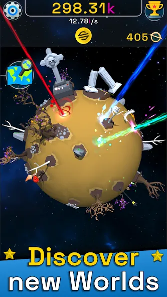 Planet Evolution: Idle Clicker (Планета Эволюция)  [МОД Бесконечные деньги] Screenshot 2