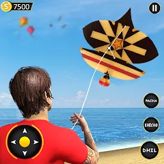 Взломанная Kite Basant: Kite Flying Games  [МОД Бесконечные монеты] - стабильная версия apk на Андроид