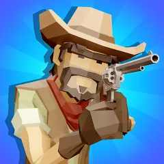 Скачать взлом Western Cowboy: Shooting Game (Вестерн Каубой)  [МОД Mega Pack] - полная версия apk на Андроид